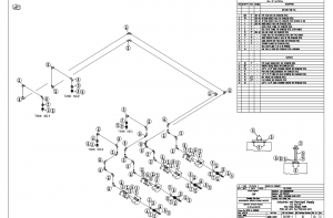 An example of our isometric assembly drawings.